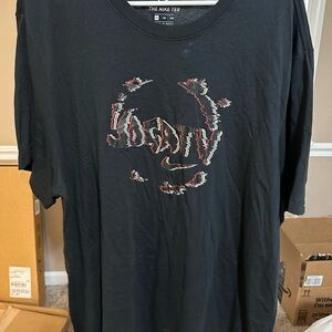 Nike Joga TV Black Short Sleeve Graphic Tee